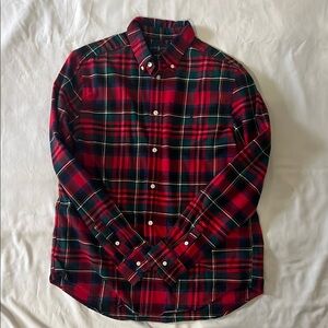 Men's Red Plaid Shirt